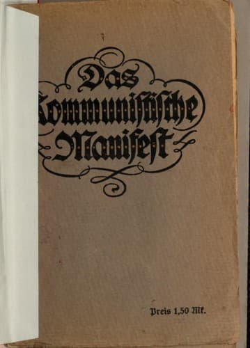 Cover of The Communist Manifesto
