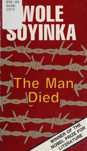 Cover of The Man Died: Prison Notes