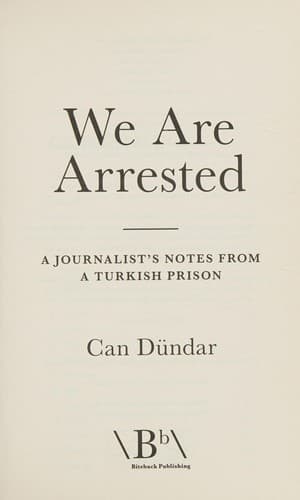 Cover of We Are Arrested
