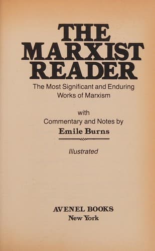 Cover of A Handbook of Marxism