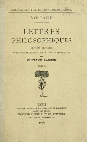 Cover of Letters Concerning the English Nation