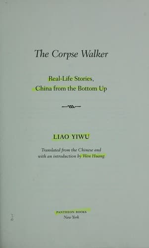 Cover of The Corpse Walker